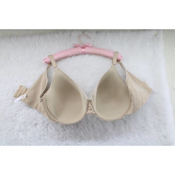 Cacique 42F Bra Lightly Lined Full Coverage UnderWire Beige - Picture 5 of 7